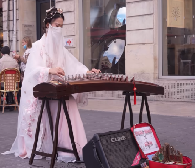 Musician Plays Beautiful Rendition Of See You Again On The Chinese Instrument Guzheng in France