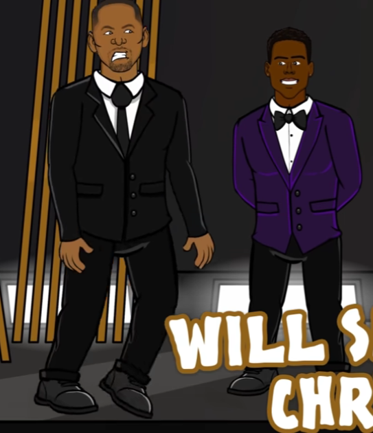 Funny Soccer Animation Spoofing Will Smith Slapping Chris Rock